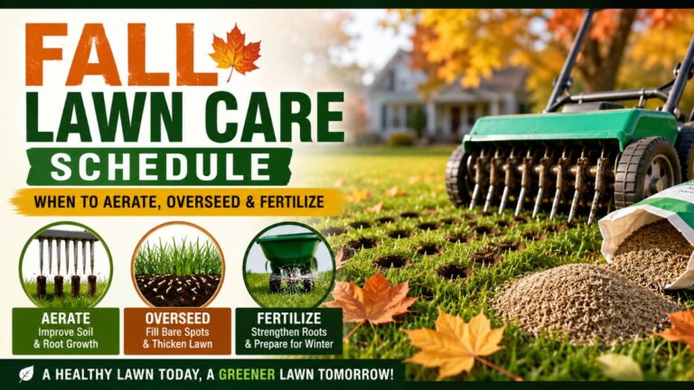 Fall Lawn Care Schedule
