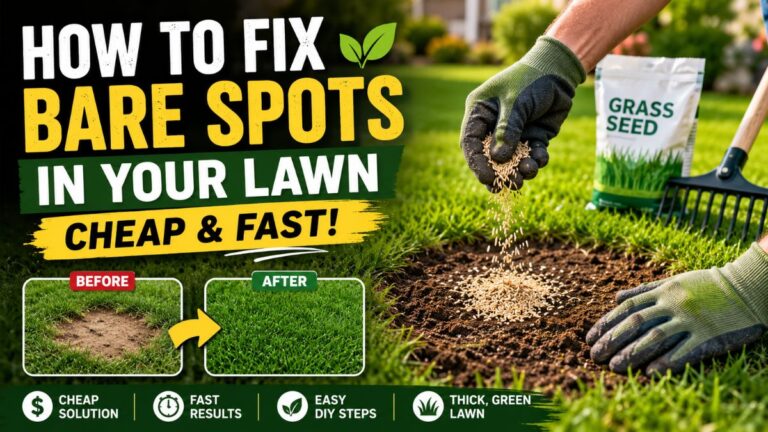 How to Fix Bare Spots in Your Lawn