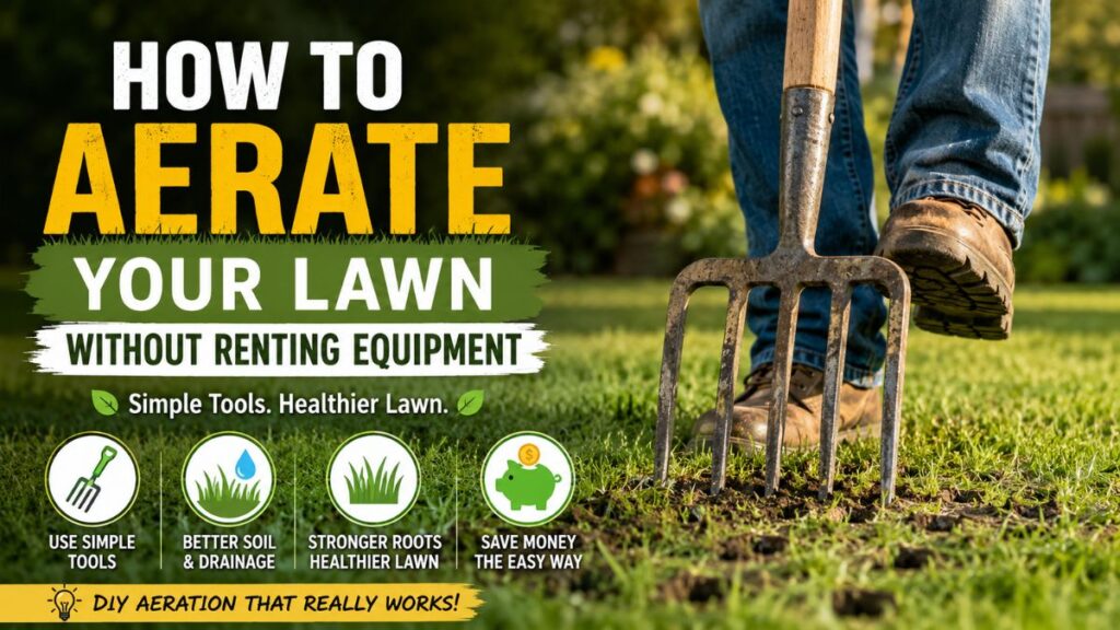 How to Aerate Your Lawn Without Renting Equipment
