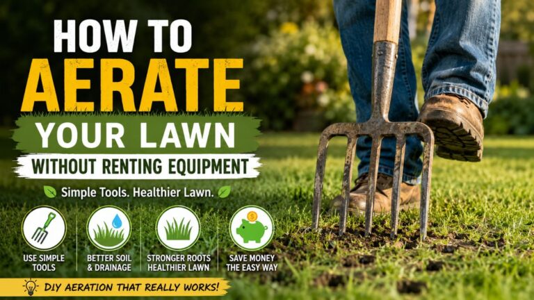 How to Aerate Your Lawn Without Renting Equipment