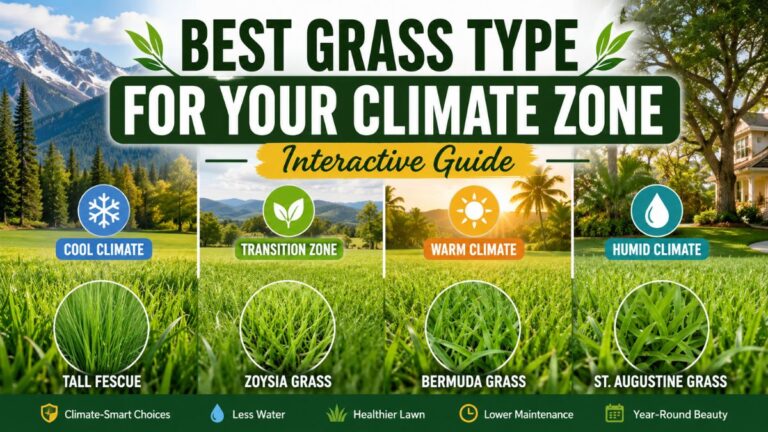 best grass type for your climate zone