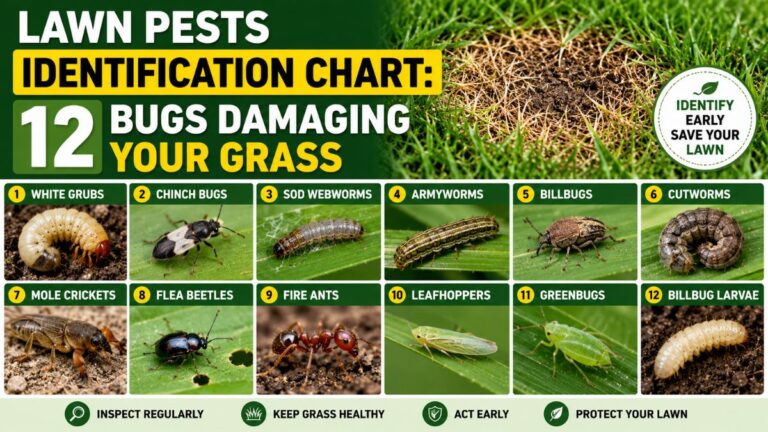 lawn pests identification chart