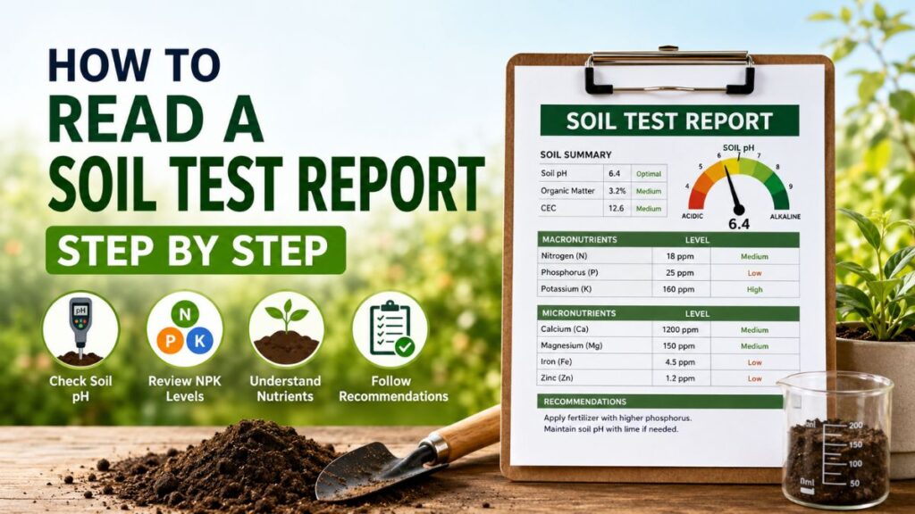 how to read a soil test report