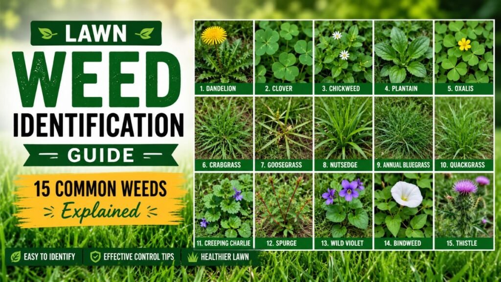 Lawn Weed Identification Guide 15 Common Weeds Explained