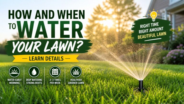 How and When to Water Your Lawn?