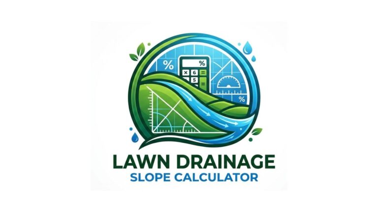 Lawn Drainage Slope Calculator