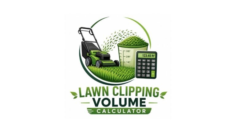 Lawn Clipping Volume Calculator